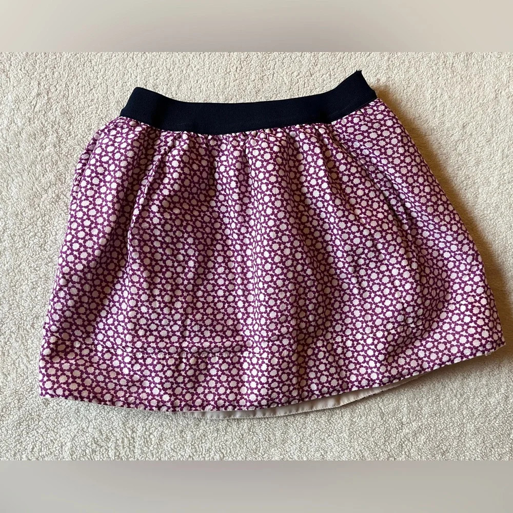 Crew Cuts skirt, purple geometric design. 3T